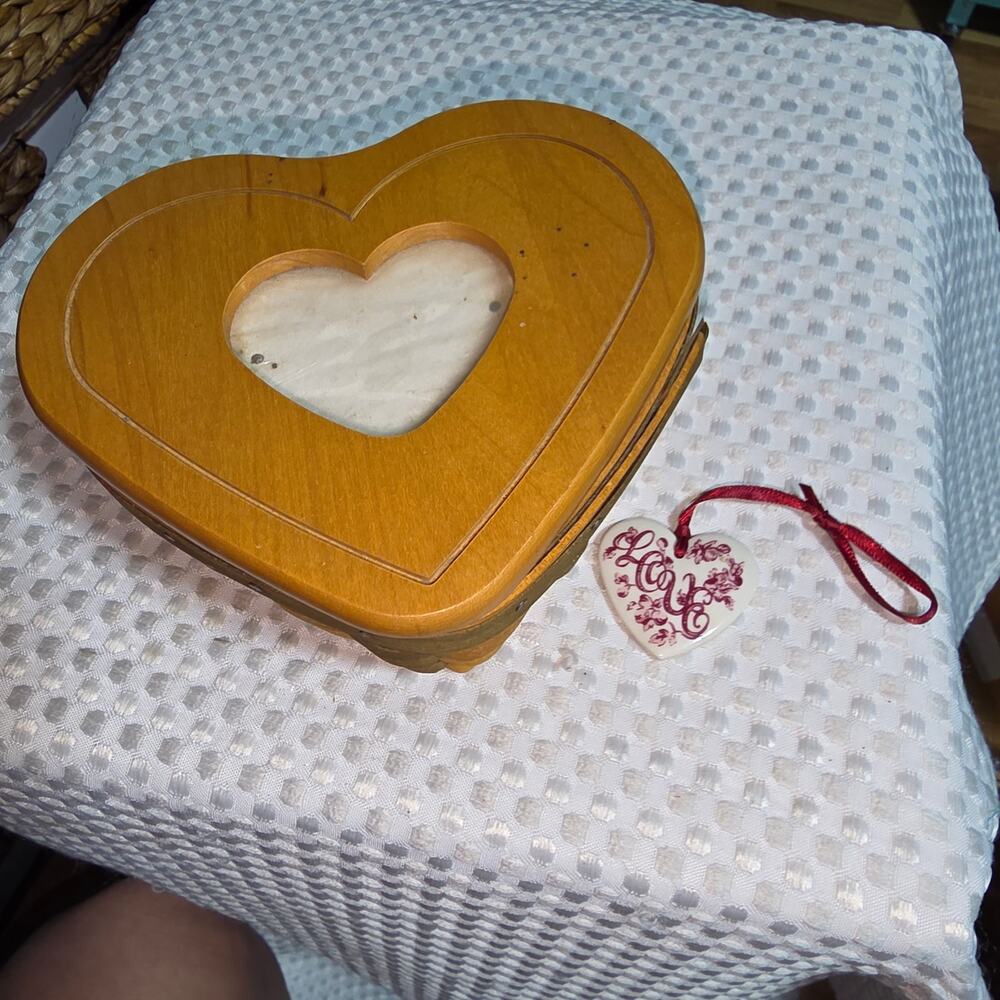 LONGABERGER VINTAGE 2000 LITTLE LOVE BASKET SET